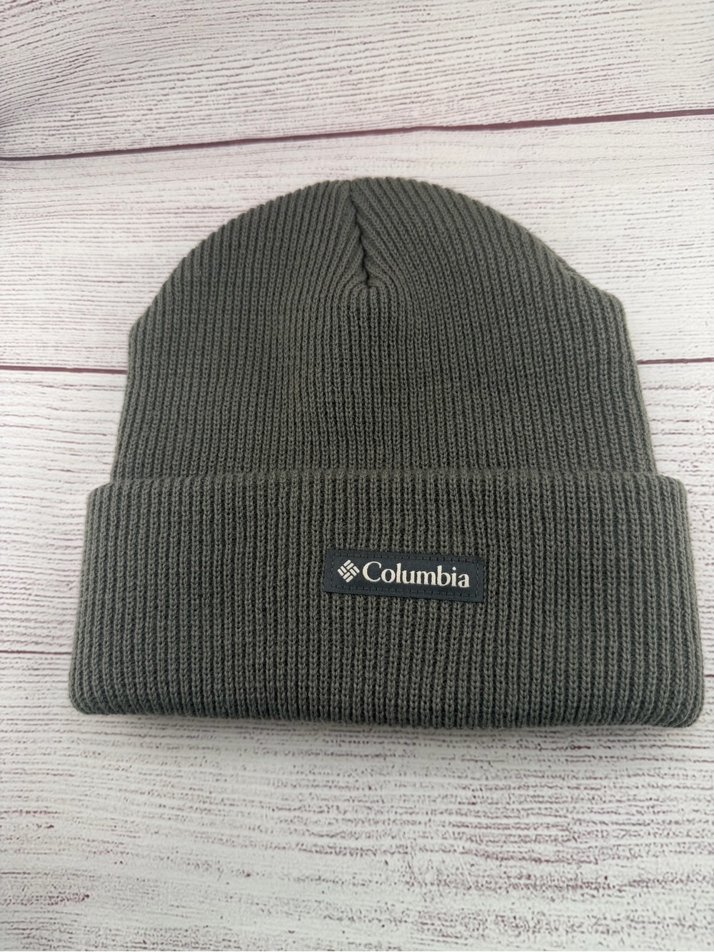 Columbia Ribbed Cuffed Beanie - Grey